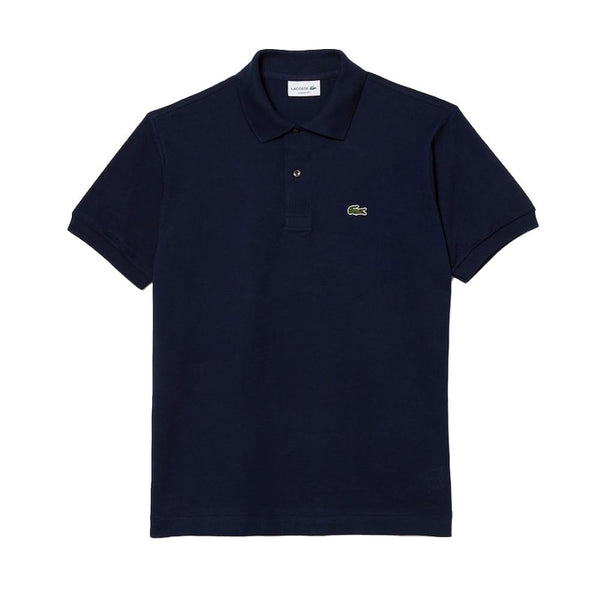 Lacoste Classic Fit Polo Shirt Navy Blue-SPIRALSEVEN DESIGNER MENSWEAR UK