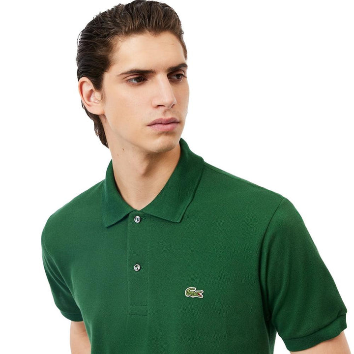 Lacoste Classic Fit Polo Shirt Pine Green-SPIRALSEVEN DESIGNER MENSWEAR UK