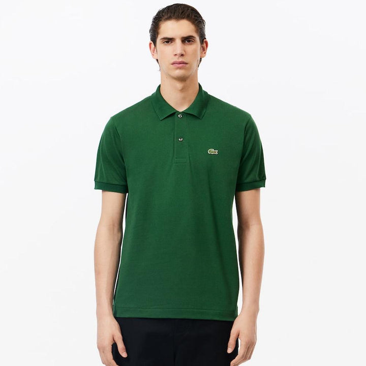 Lacoste Classic Fit Polo Shirt Pine Green-SPIRALSEVEN DESIGNER MENSWEAR UK