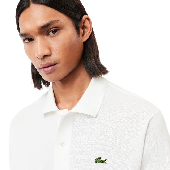 Lacoste Classic Fit Polo Shirt White-SPIRALSEVEN DESIGNER MENSWEAR UK