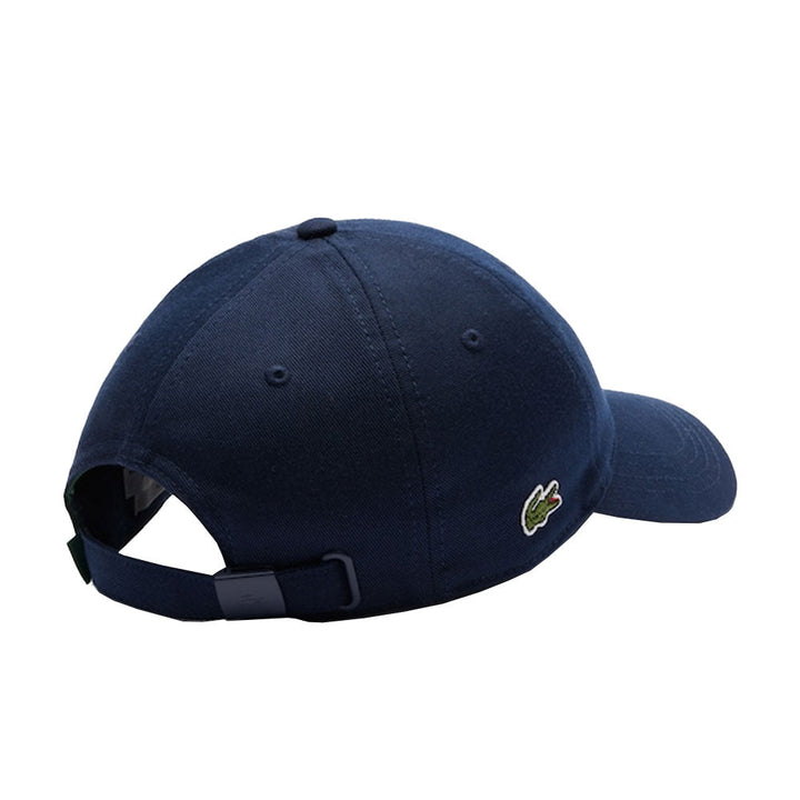 Lacoste Cotton Twill Baseball Cap Navy-One Size-SPIRALSEVEN DESIGNER MENSWEAR UK