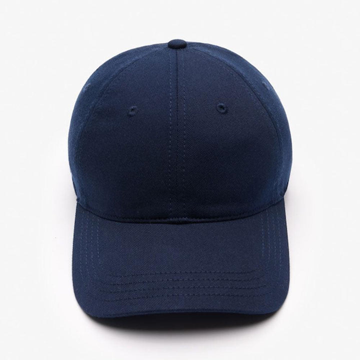 Lacoste Cotton Twill Baseball Cap Navy-One Size-SPIRALSEVEN DESIGNER MENSWEAR UK