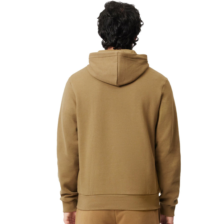 Lacoste Fleece Hoodie Brown-SPIRALSEVEN DESIGNER MENSWEAR UK