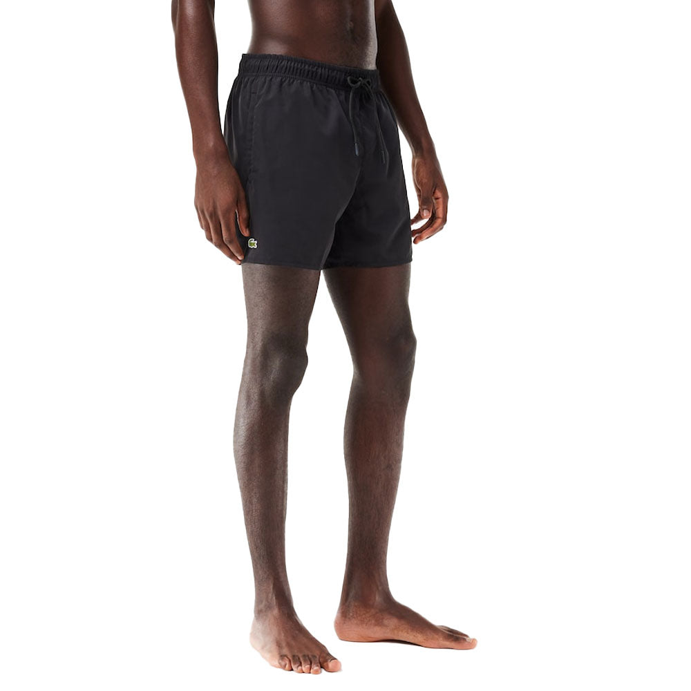 Lacoste Lightweight Swim Shorts Black-SPIRALSEVEN DESIGNER MENSWEAR UK