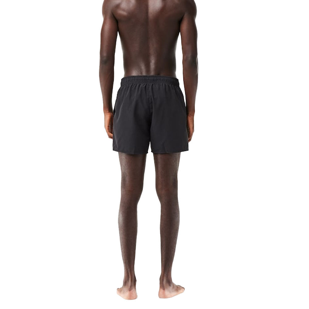 Lacoste Lightweight Swim Shorts Black-SPIRALSEVEN DESIGNER MENSWEAR UK