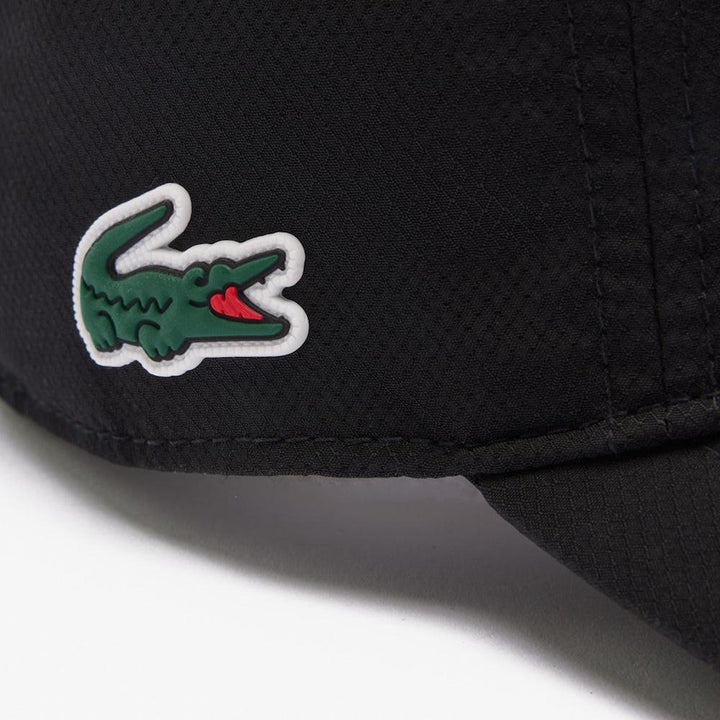 Lacoste Sport Lightweight Baseball Cap Black-One Size-SPIRALSEVEN DESIGNER MENSWEAR UK