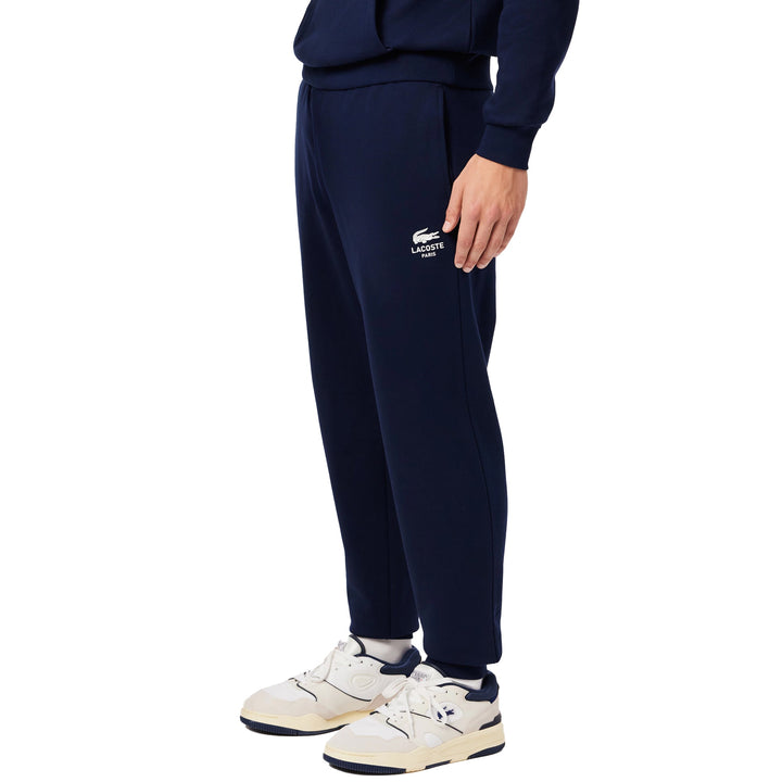 Lacoste Tapered Leg Sweatpants Midnight Blue-SPIRALSEVEN DESIGNER MENSWEAR UK