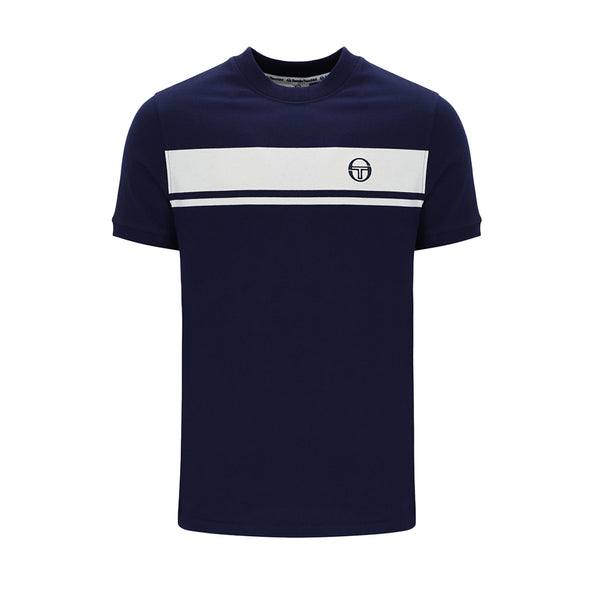 Sergio Tacchini Master T-Shirt Maritime Blue/Gardenia