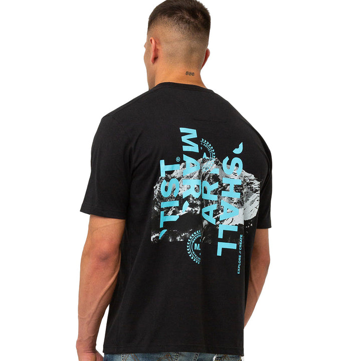 Marshall Artist Explore & Create T-Shirt Black-SPIRALSEVEN DESIGNER MENSWEAR UK