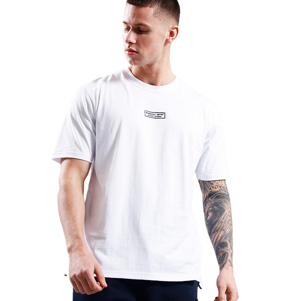 Marshall Artist Injection T-Shirt - White-SPIRALSEVEN DESIGNER MENSWEAR UK