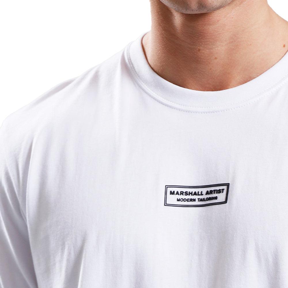 Marshall Artist Injection T-Shirt - White-SPIRALSEVEN DESIGNER MENSWEAR UK