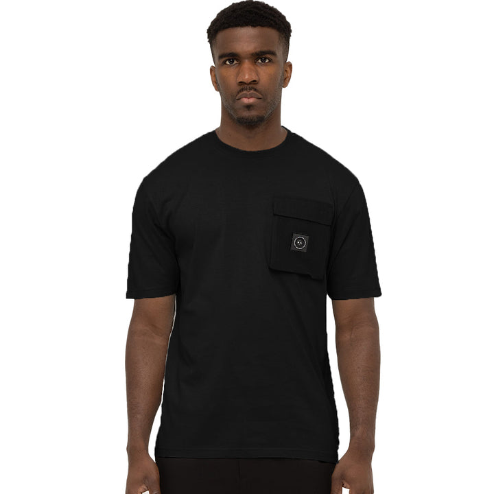 Marshall Artist Nevado T-Shirt Black-SPIRALSEVEN DESIGNER MENSWEAR UK