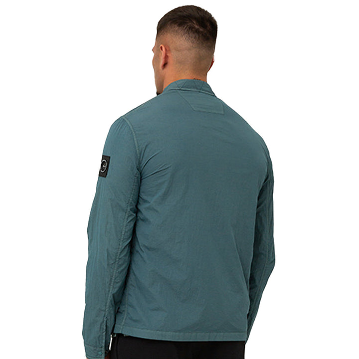 Marshall Artist Nova Overshirt Atlantic Green-SPIRALSEVEN DESIGNER MENSWEAR UK