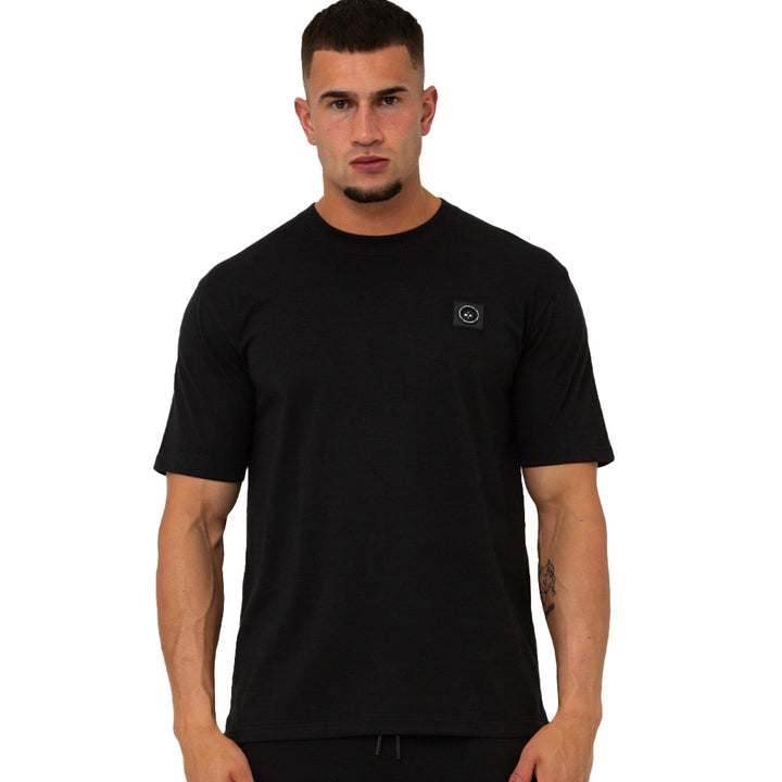 Marshall Artist Siren T-Shirt Black-SPIRALSEVEN DESIGNER MENSWEAR UK