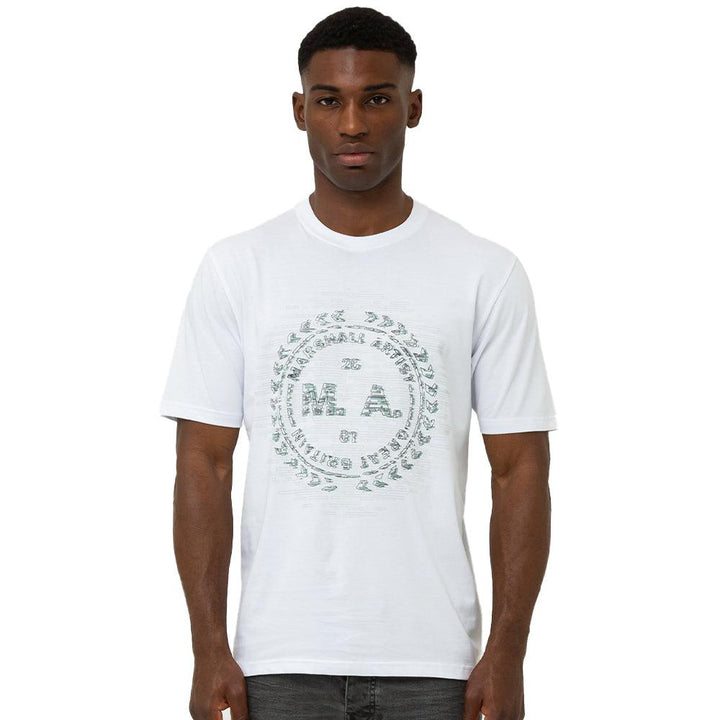 Marshall Artist Tekk Fusion T-Shirt White-SPIRALSEVEN DESIGNER MENSWEAR UK