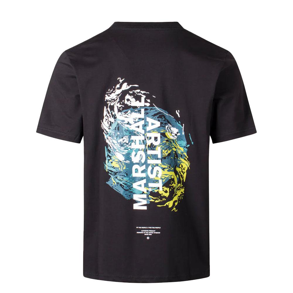 Marshall Artist Wuji T-Shirt Black-SPIRALSEVEN DESIGNER MENSWEAR UK