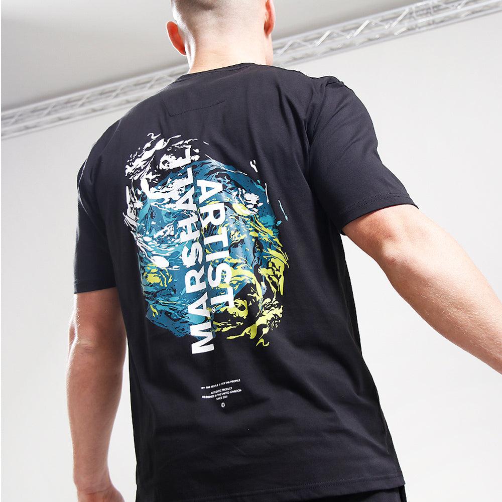 Marshall Artist Wuji T-Shirt Black-SPIRALSEVEN DESIGNER MENSWEAR UK