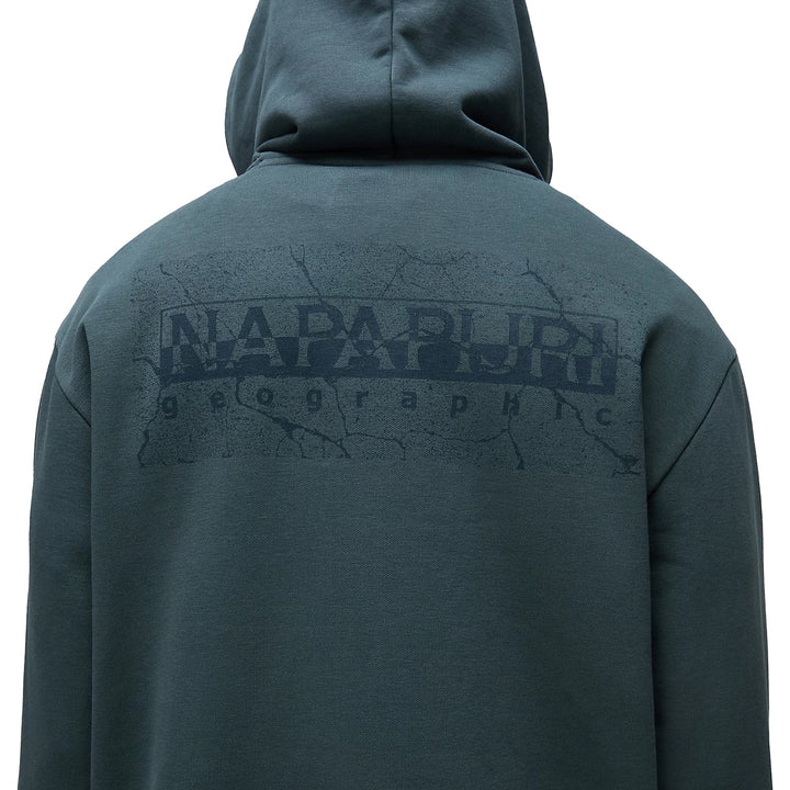 Napapijri Albula Hoodie Green Urban-SPIRALSEVEN DESIGNER MENSWEAR UK