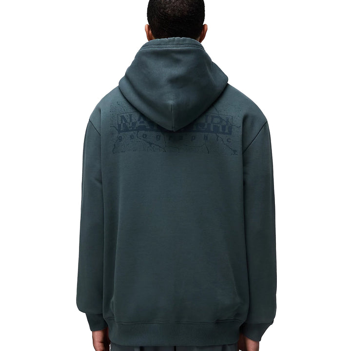 Napapijri Albula Hoodie Green Urban-SPIRALSEVEN DESIGNER MENSWEAR UK