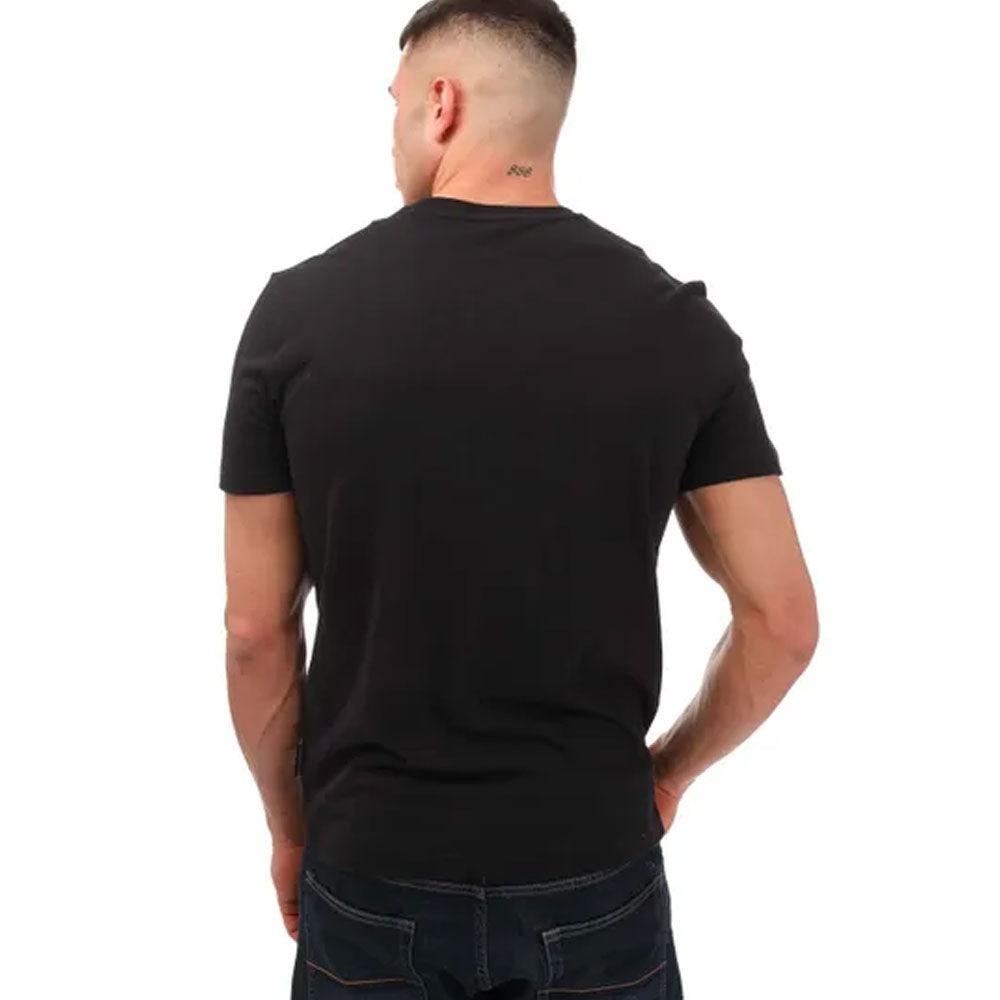 Napapijri S Kasba T-Shirt Black-SPIRALSEVEN DESIGNER MENSWEAR UK