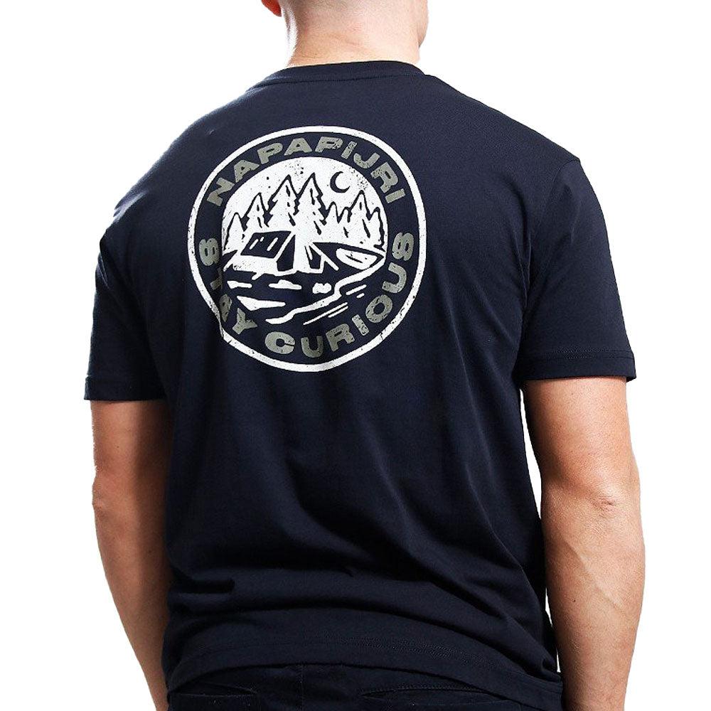 Napapijri S Kotcho T-Shirt Black-SPIRALSEVEN DESIGNER MENSWEAR UK