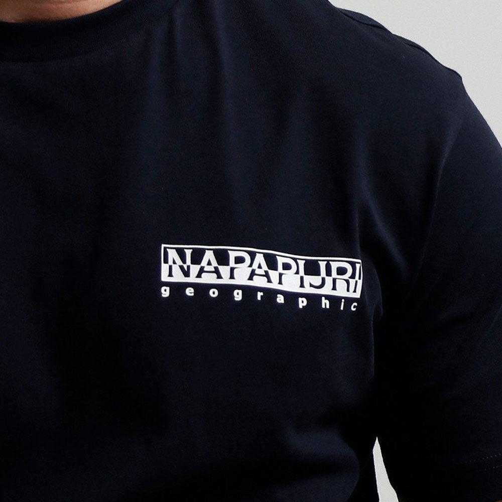 Napapijri S Kotcho T-Shirt Black-SPIRALSEVEN DESIGNER MENSWEAR UK