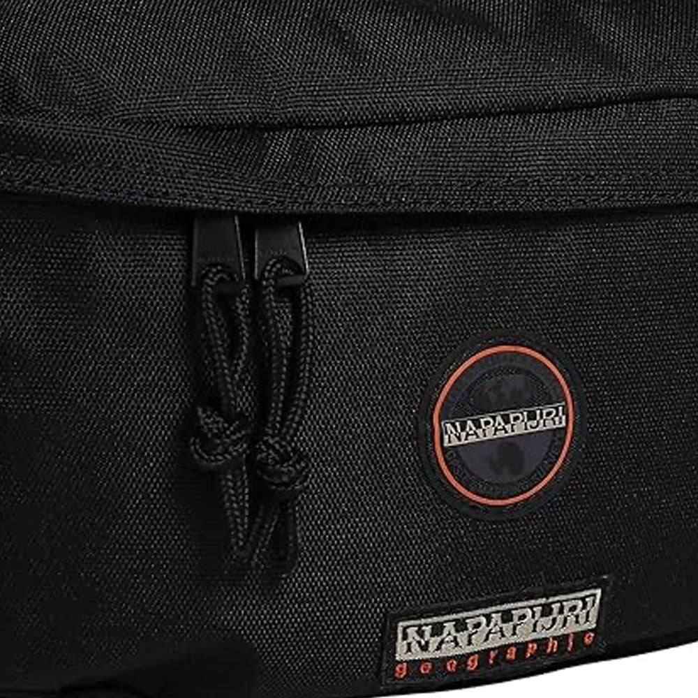 Napapijri Voyage Waist Bag Black-One Size-SPIRALSEVEN DESIGNER MENSWEAR UK