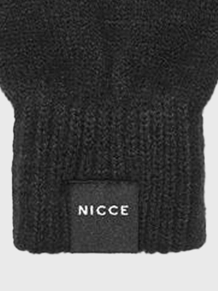 Nicce Karlo Gloves - Black-One Size-SPIRALSEVEN DESIGNER MENSWEAR UK