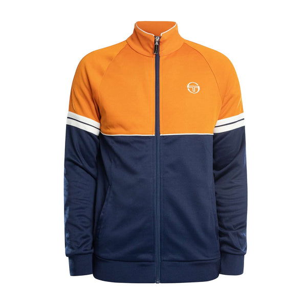 Sergio Tacchini Orion Track Top Jacket Marmalade/Maritime Blue/Gardenia