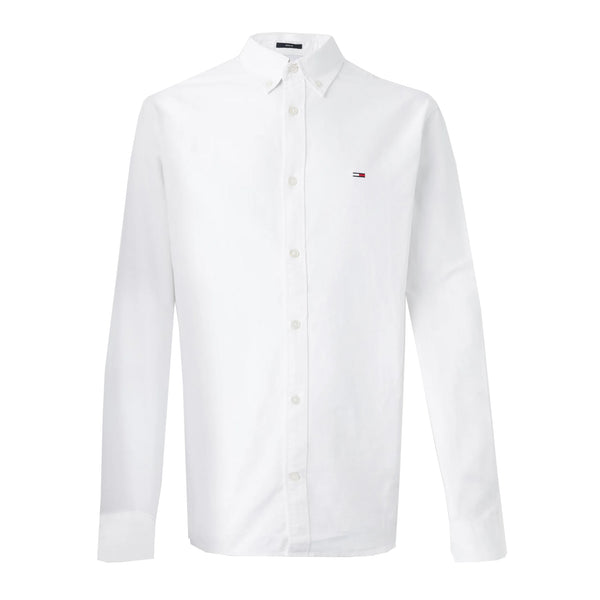 Tommy Jeans Regular Oxford Shirt Ecru