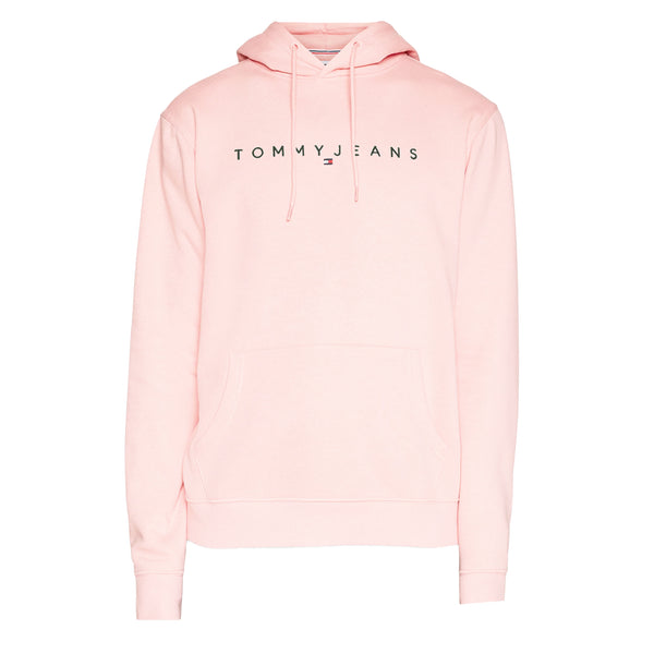 Tommy Jeans Linear Logo Hoodie Pink