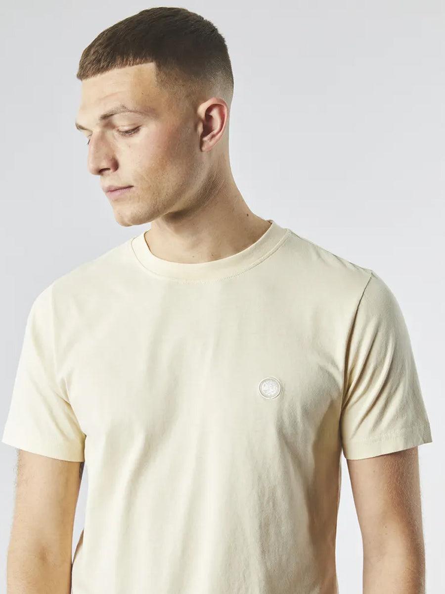 Pretty Green Mitchell T-Shirt - Beige-SPIRALSEVEN DESIGNER MENSWEAR UK