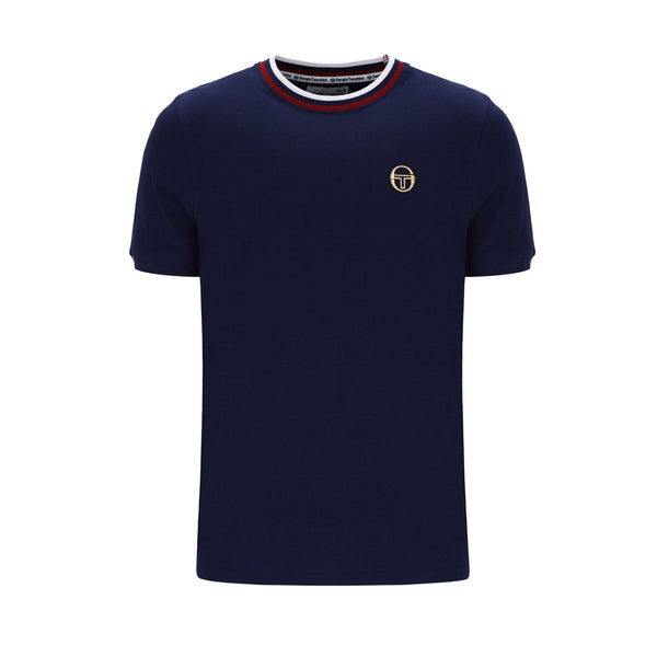 Sergio Tacchini Rainer T-Shirt Maritime Blue/Sun Dried Tomato