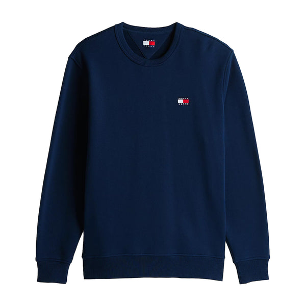 Tommy Jeans Reg Logo Badge Sweatshirt Dark Night Navy