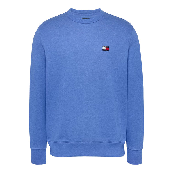 Tommy Jeans Reg Logo Badge Sweatshirt Tempo Blue Melange