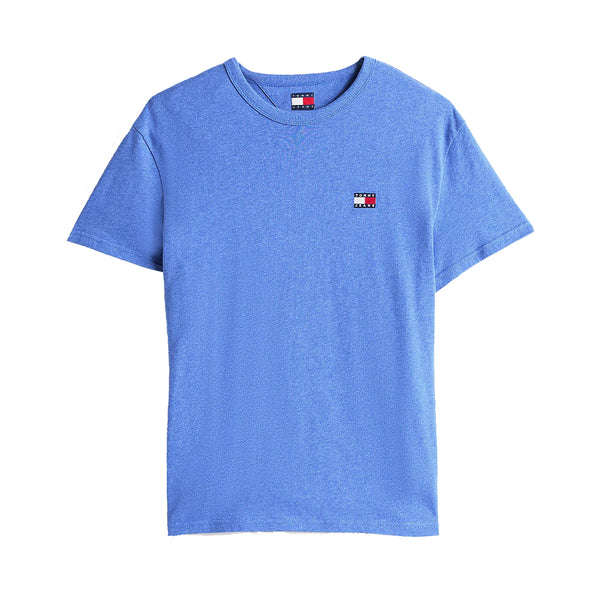 Tommy Jeans Reg Logo Badge T-Shirt Tempo Blue Melange