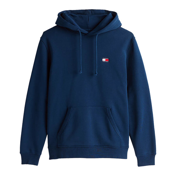 Tommy Jeans Reg Logo Badge Hoodie Dark Night Navy