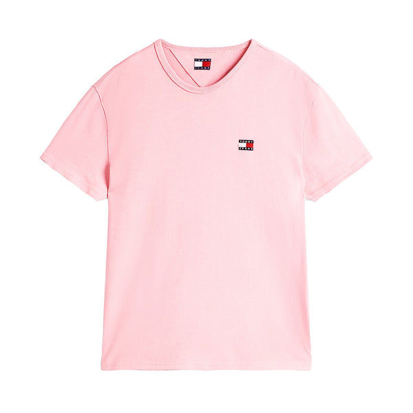 Tommy Jeans Reg Logo Badge T-Shirt Pink