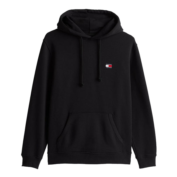 Tommy Jeans Reg Logo Badge Hoodie Black