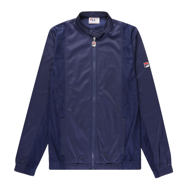 Fila Ricky Cut & Sew Panel Track Top Jacket Fila Navy