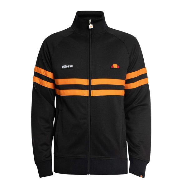 Ellesse Rimini Track Top Jacket Black/Orange