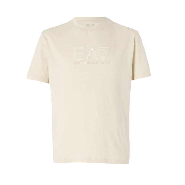 EA7 Emporio Armani Visibility Tonal Logo T-Shirt Almond Milk