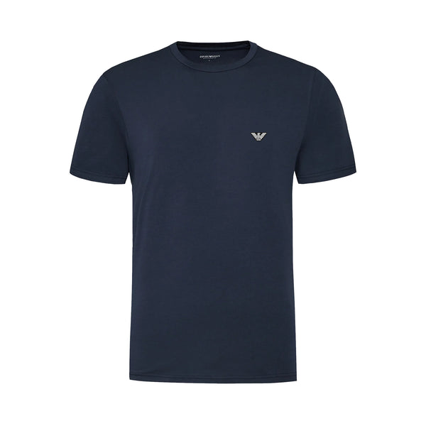 Emporio Armani Beach Crew Neck T-Shirt Armani Blue