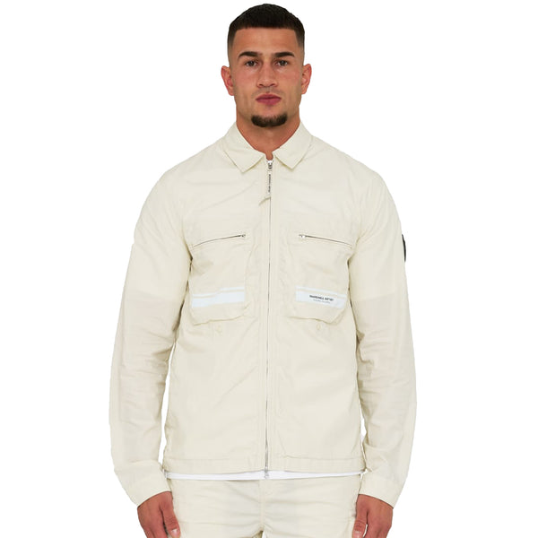 Marshall Artist Seafield Overshirt Stone