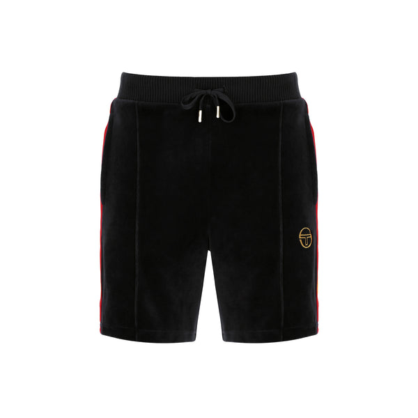 Sergio Tacchini Slice Velour Shorts Black