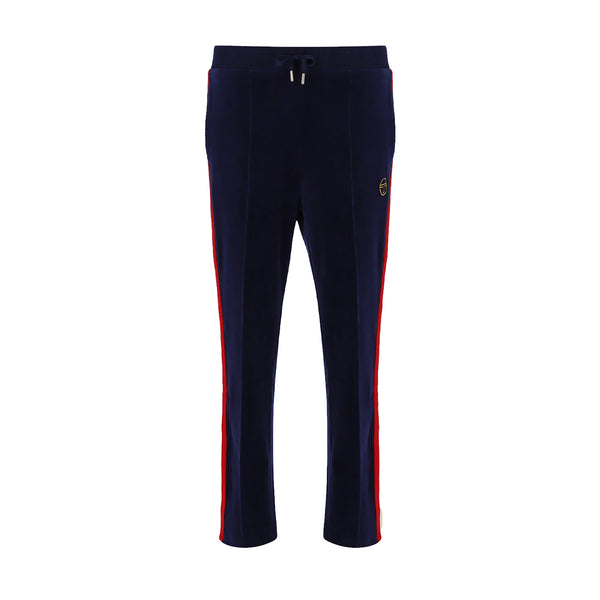 Sergio Tacchini Slice Velour Track Pants Jogger Maritime Blue/Gold