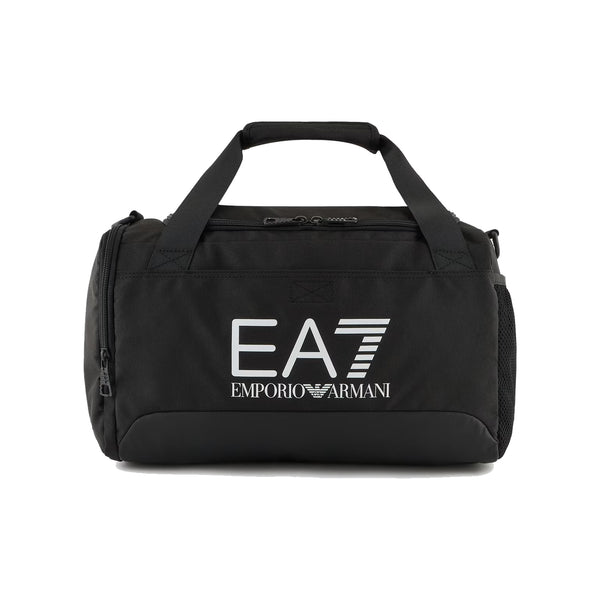 EA7 Emporio Armani Small Duffel Gym Bag Black/White