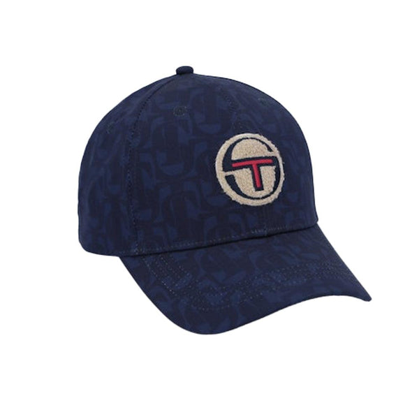 Sergio Tacchini Darko AOP Baseball Cap Maritime Blue-One size-SPIRALSEVEN DESIGNER MENSWEAR UK