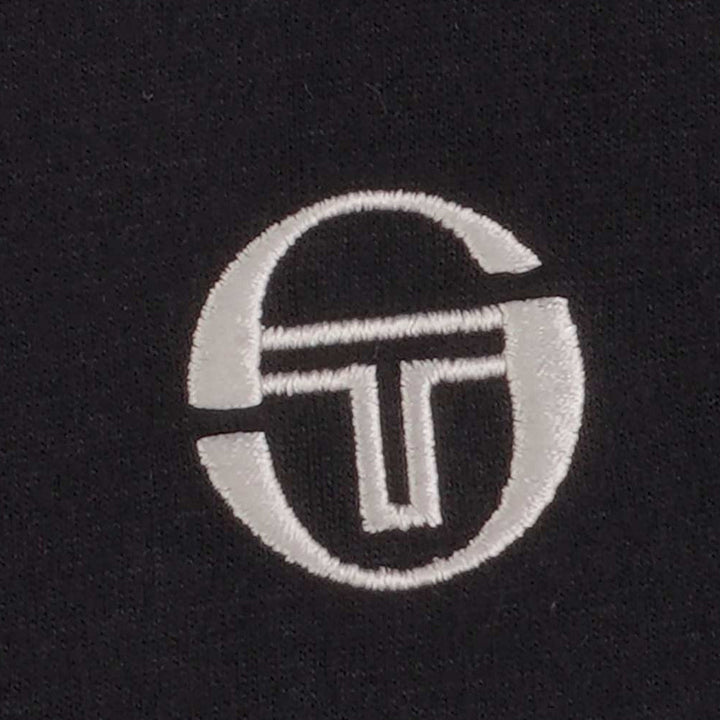 Sergio Tacchini Hadow Ringer T-Shirt Black-SPIRALSEVEN DESIGNER MENSWEAR UK