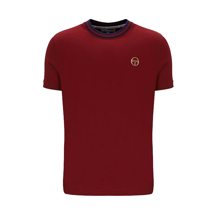 Sergio Tacchini Rainer T-Shirt Sun Dried Tomato-SPIRALSEVEN DESIGNER MENSWEAR UK